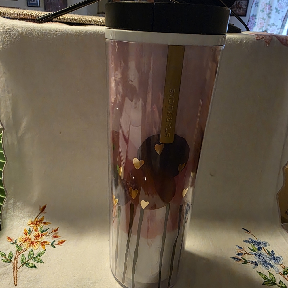 Starbucks Valentine Balloon To Go Cold Cup 2013